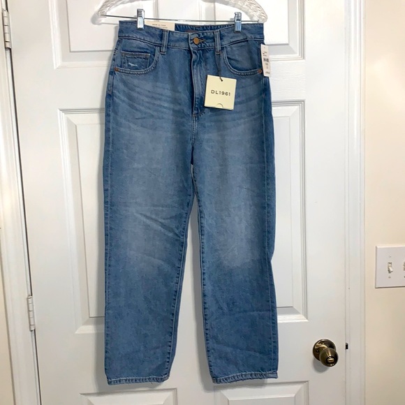 DL1961 Denim - DL1961 Jerry High Rise Vintage Straight Blue Jeans